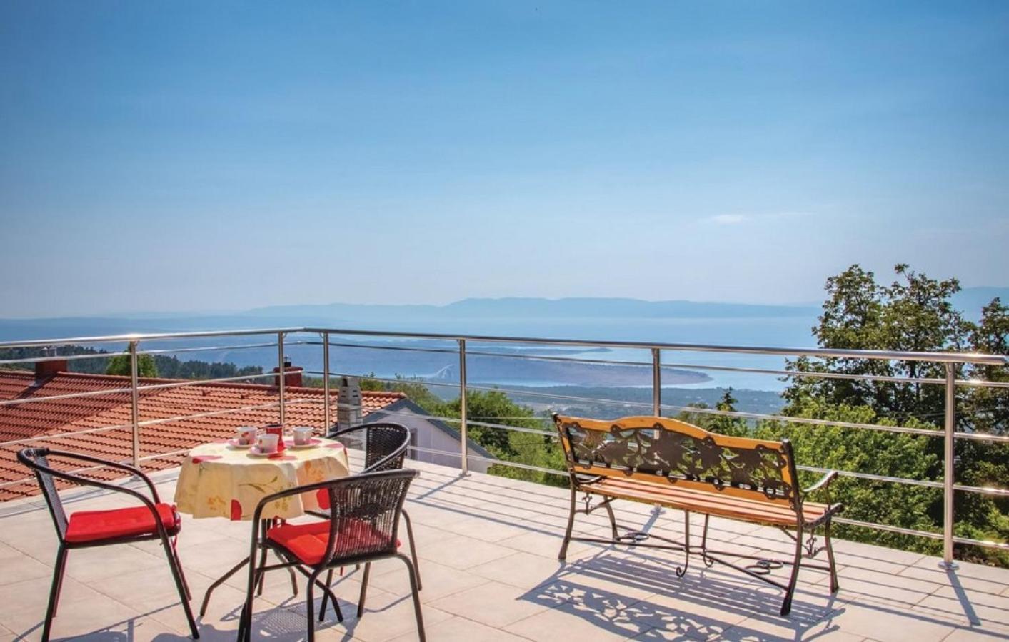 Apartment Jasna With Breathtaking Sea View, Terrace And Free Parking Hreljin Kültér fotó