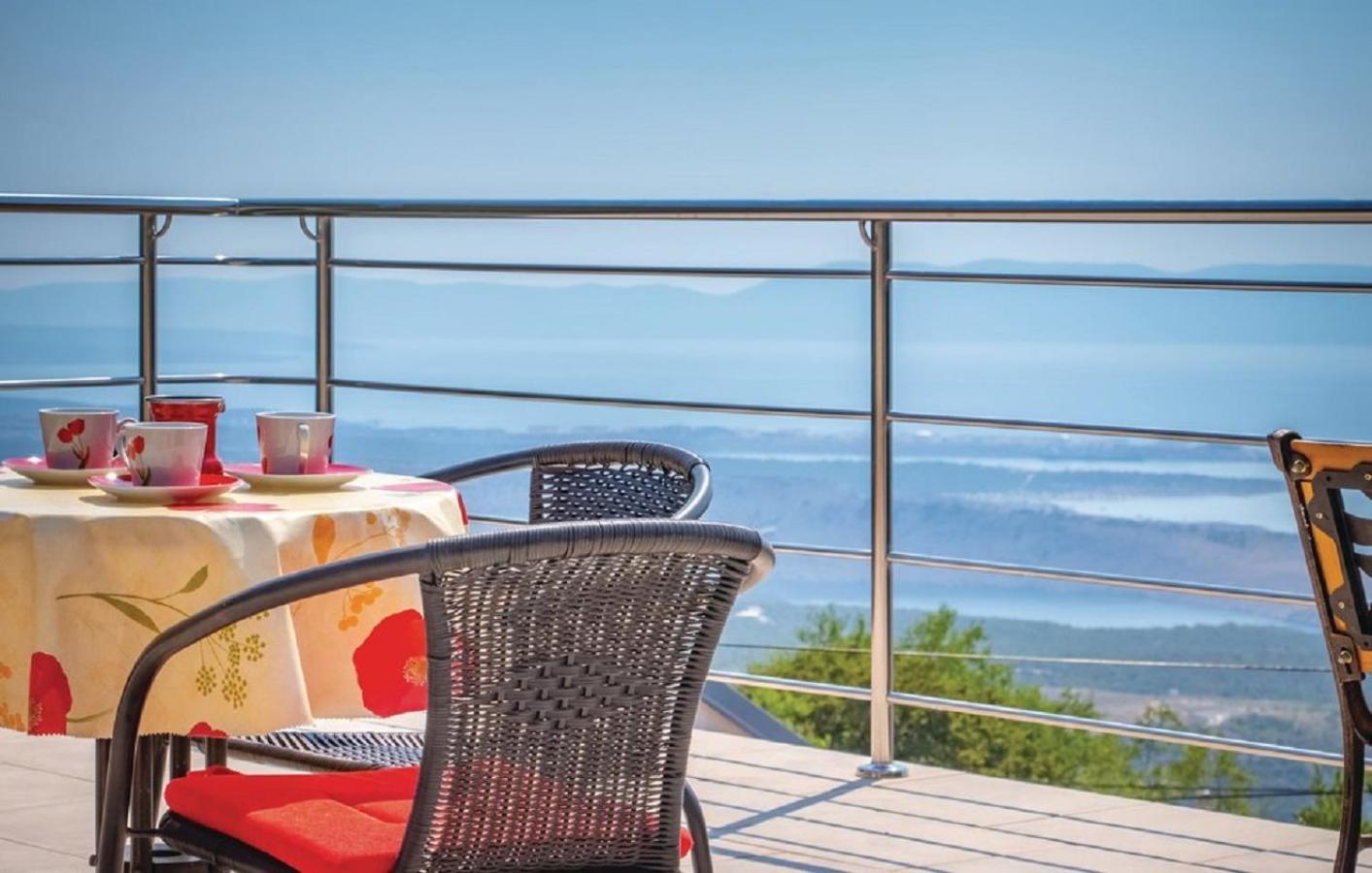 Apartment Jasna With Breathtaking Sea View, Terrace And Free Parking Hreljin Kültér fotó